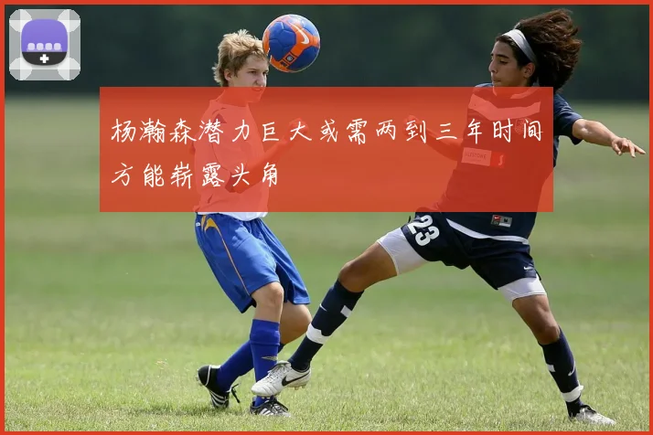 杨瀚森潜力巨大或需两到三年时间方能崭露头角